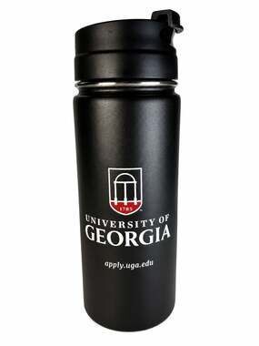 University of Georgia 16 oz Insulated Stainless Steel Water Bottle with Flip-Top